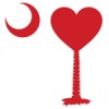 Buy Heart Palmetto Moon Pocket Print T-Shirts, Apparel, and Gifts